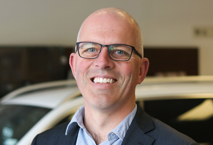 portrait of Greg Hannaford, Gazley Škoda Škoda brand manager