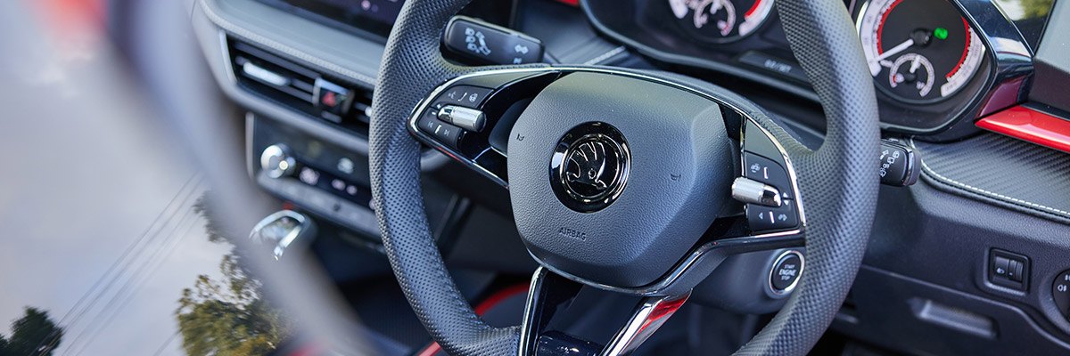fabia Monte Carlo steering wheel