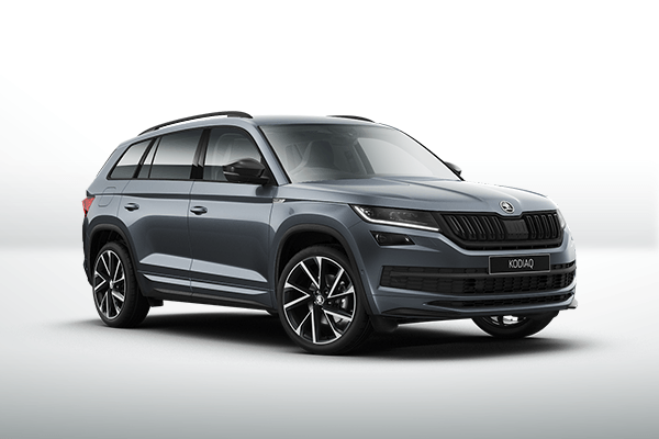 Render of a Kodiaq Sportline on a white background